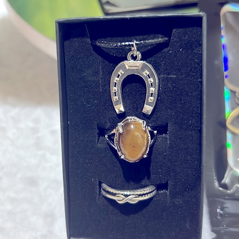 EUC Vintage Brahmin With Free Heels & Free Jewelry 2Rings 1Chain 1Earrings - Picture 5 of 17